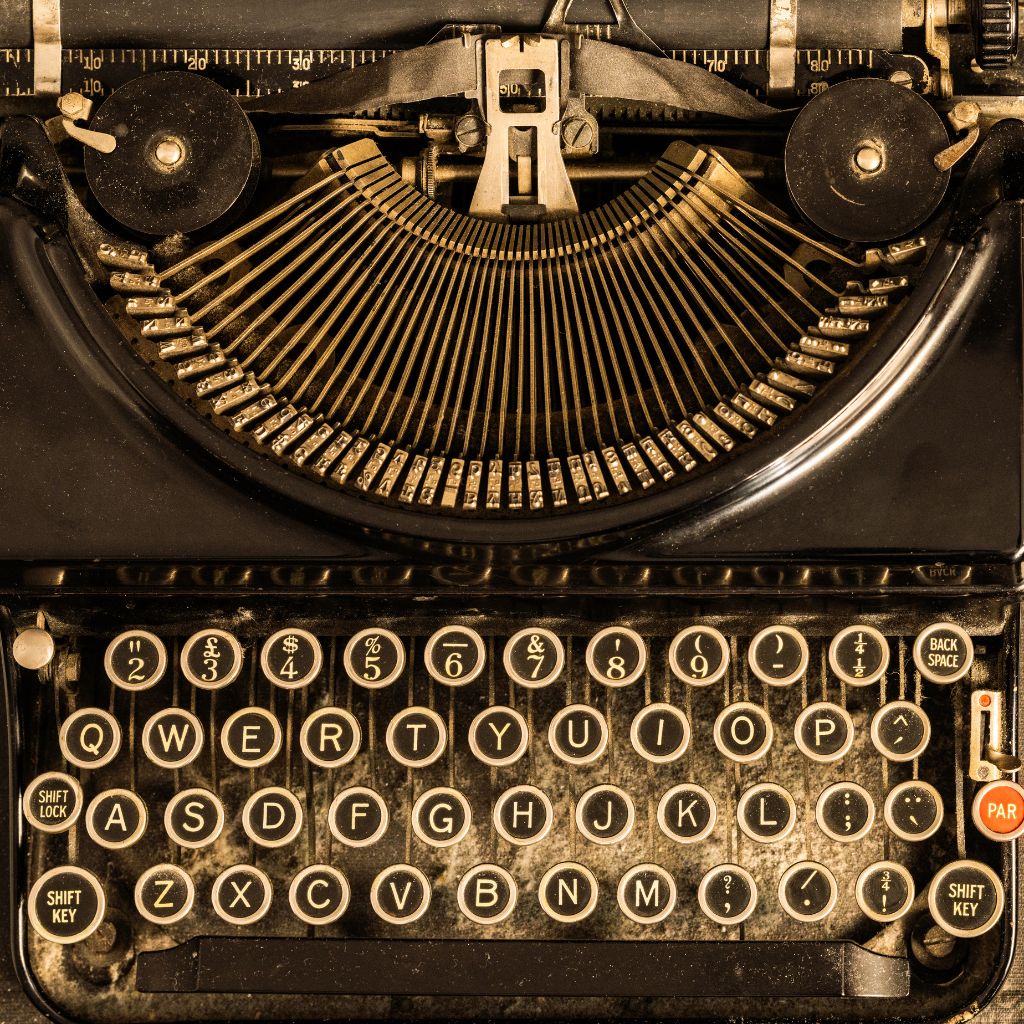 Was ist eine Normseite Steampunk Schreibmaschine